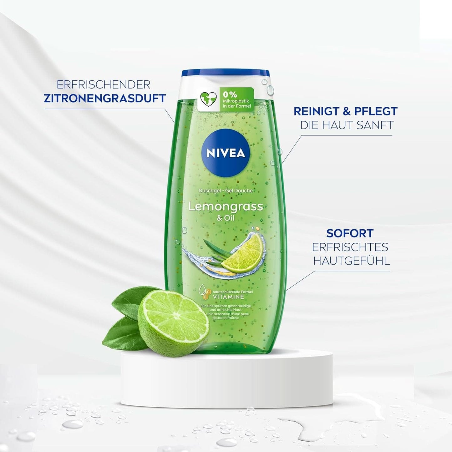 Gel douche NIVEA Citronnelle Et Huile, 250 ml Douche et bain Naty Shop