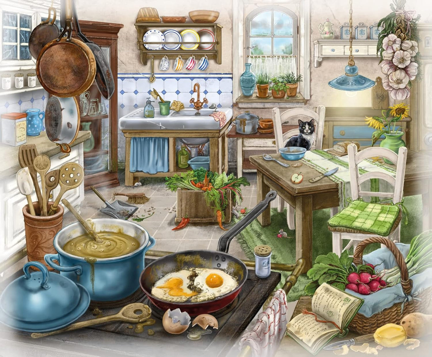 Ravensburger EXIT Puzzle - Le Manoir Fantôme - Puzzle 6X 99 pièces pour les adultes et les enfants amateurs de puzzles âgés de 10 ans et plus Puzzle Naty Shop
