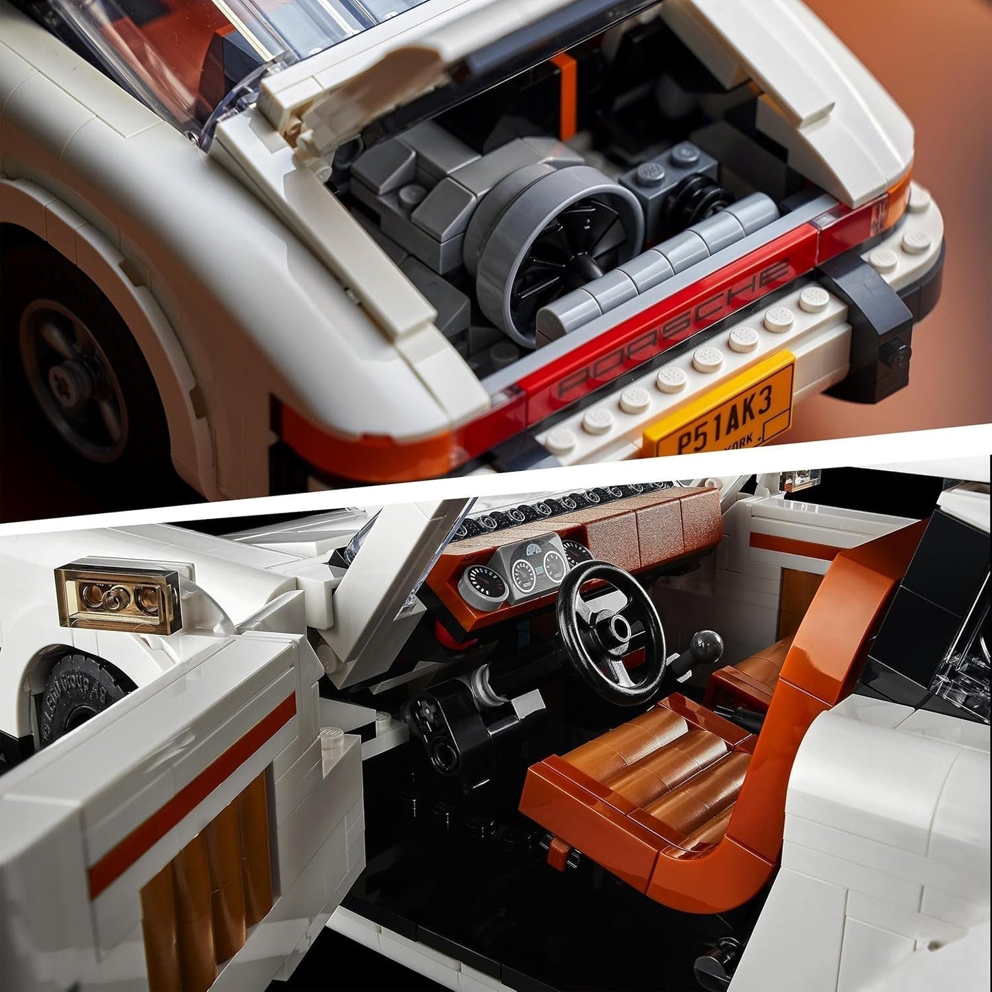 Modèle de voiture LEGO Icons Porsche 911 pour adultes, kit de modèle de voiture de course à collectionner 10295 Kits de construction Besuche an LEGO-Store