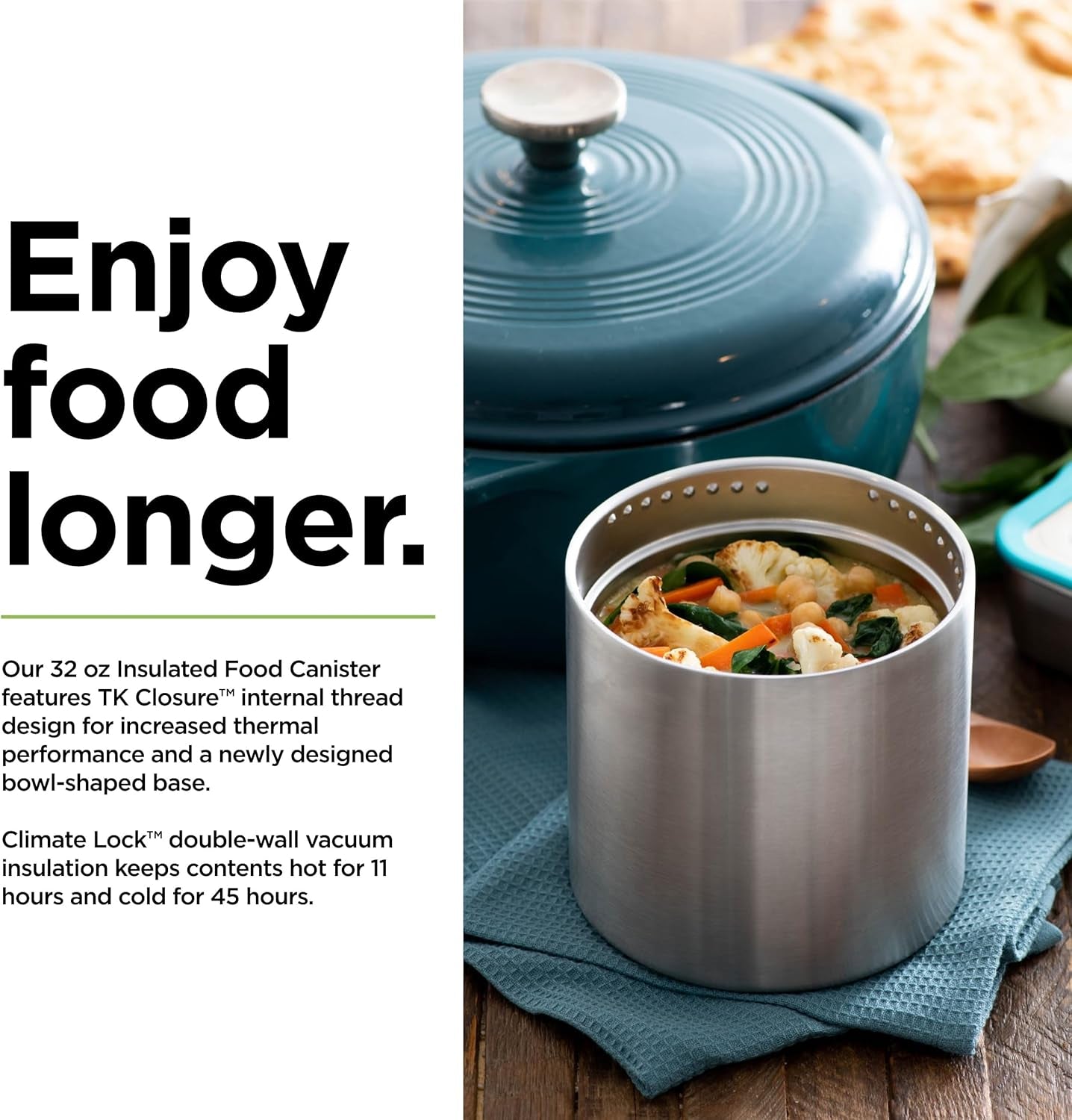 TKCanister 907 ml Boîtes de conservation alimentaire Naty Shop