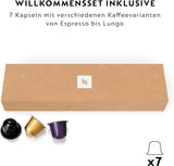 Machine à expresso avec capsules Nespresso De'Longhi Essenza Mini, noir | Pression de la pompe 19 bars | Réservoir d'eau 0,6 l | Pour expresso et poumon | Petite machine à expresso – De bons moments café | EN85.B