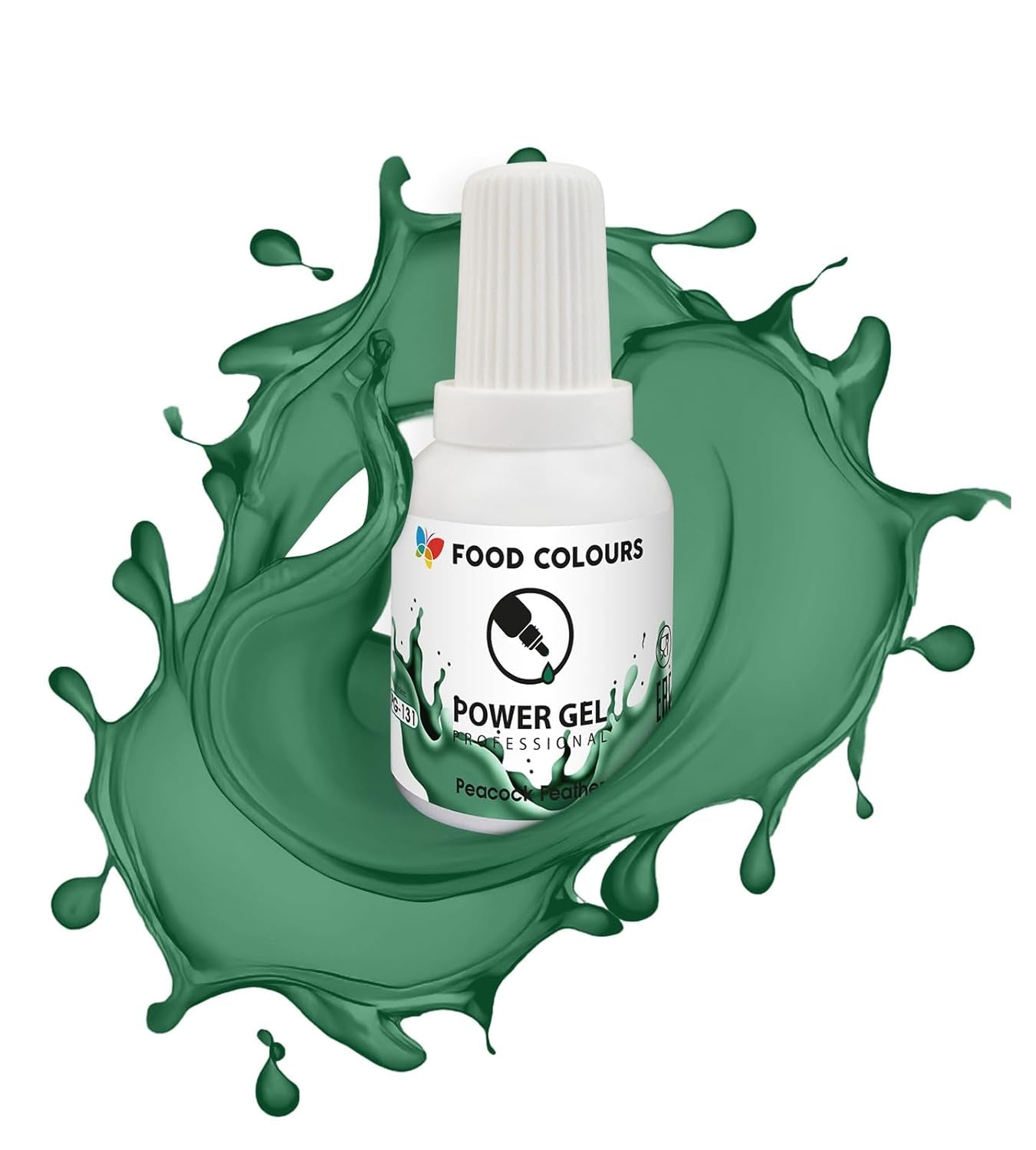 Colorant alimentaire en gel, beige, couleur champagne, 20 g. Colorant alimentaire pour une large gamme d'applications pour la décoration de gâteaux, tartelettes, crème, génoise, glaçage royal, macarons.