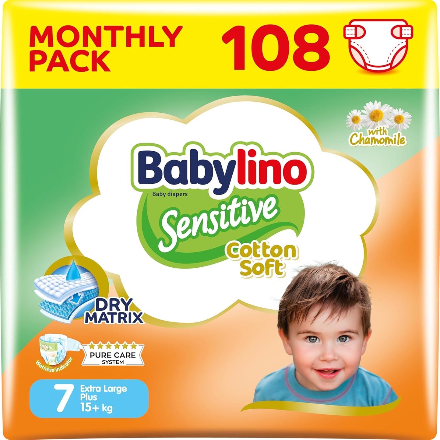 Couches bébé Sensitive taille 4, Maxi (8-13 kg), 20 pièces