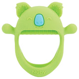 Nuby Gants de dentition – Silicone | Jouet de dentition Koala | Jouet sensoriel | 3+ mois