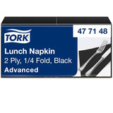 Tork 477840 Serviettes à déjeuner citron vert / Serviettes 2 épaisseurs pour petits repas ou collations / Qualité avancée / 10 X 200 (2000) Serviettes en papier / 32,6 X 33 cm (L X L) / 1/4 plié