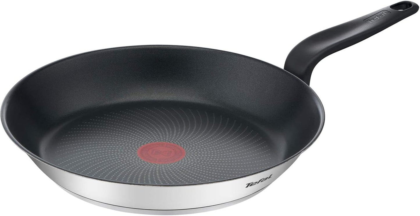 Tefal Poêle principale 20 cm, acier inoxydable Avec revêtement antiadhésif Naty Shop Casseroles et Poêles