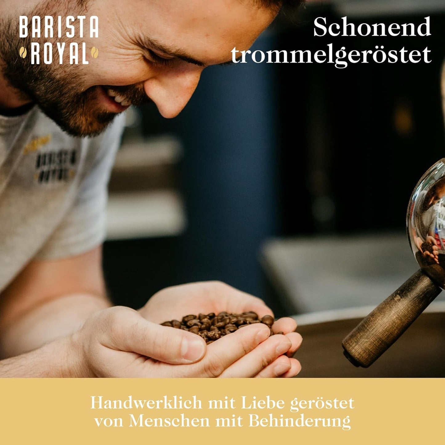 BARISTA ROYAL Bio Kaffeebohnen 1kg "Sélection Spéciale" | Frische Kaffeebohnen direkt gehandelt | 70 % Arabica, 30 % Robusta Café Ganze Bohnen | Idéal pour les machines entièrement automatiques et à filtre