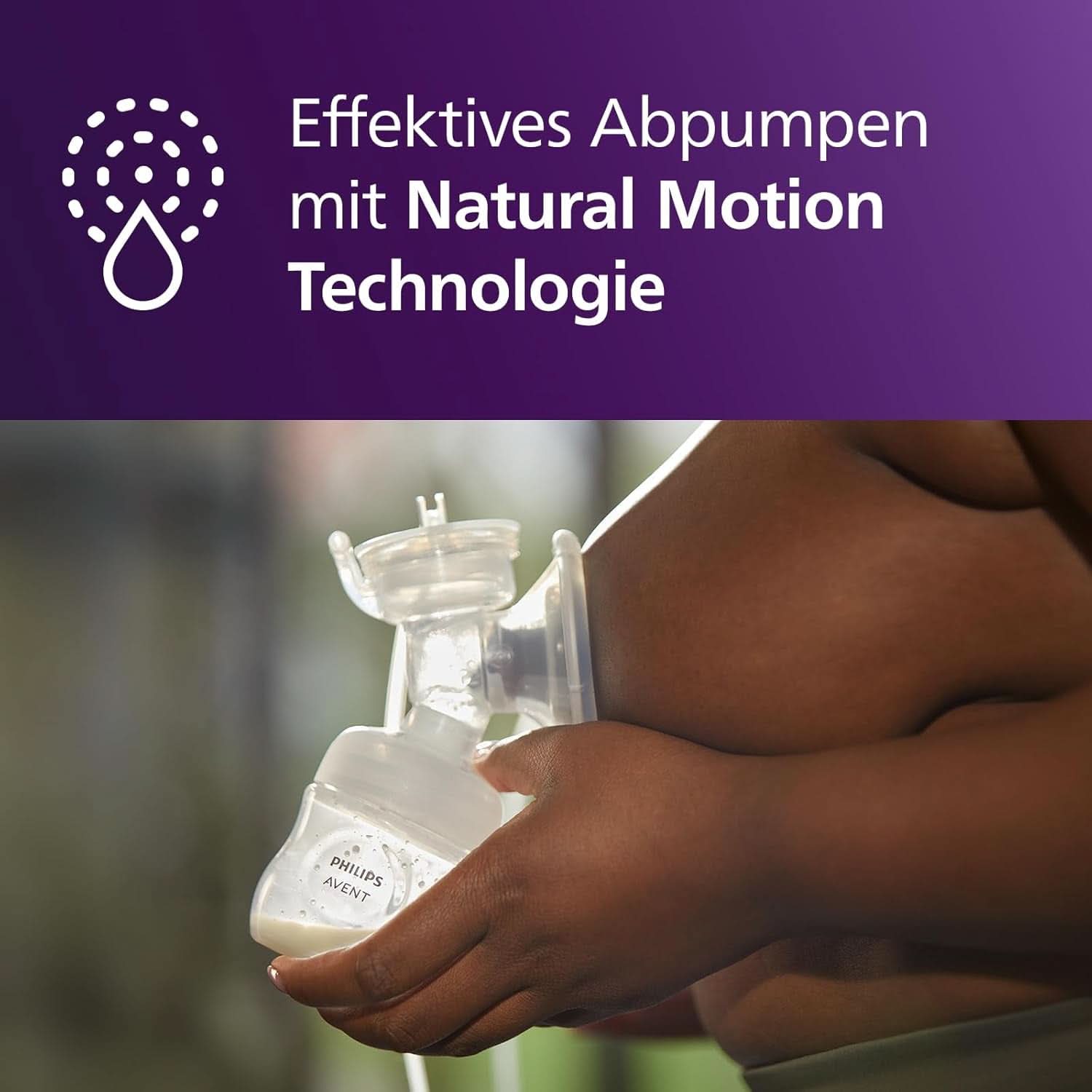 Pompe à lait électrique Philips Avent Natural Motion - Set Zum Abpumpen, Aufbewahren Und Füttern Inkl. Flaschen, Schnuller Und Becher (Modèle SCD340/31) Accessoires d'alimentation et d'allaitement Bebe Naty Shop