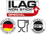 Chg 9942-04 Bratenform Mit Deckel, Antihaftbeschichte, Anthracite-Métallique, 37 X 20 X 7 Cm Moules et plateaux de cuisson Naty Shop