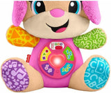 Fisher-Price Laugh & Learn JFD35 Peluche avec étapes intelligentes Jouet d'apprentissage musical pour bébé à partir de 6 mois, Version multilingue : italien, espagnol, portugais, anglais, JFD35 Baby Toys Naty Shop