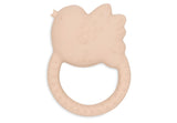 Jollein Anneau de dentition en caoutchouc naturel pour bébé – Beaux oiseaux – Anneau de dentition pour bébé – Aide à la dentition – Inoffensif et sans BPA – Jouet pour bébé