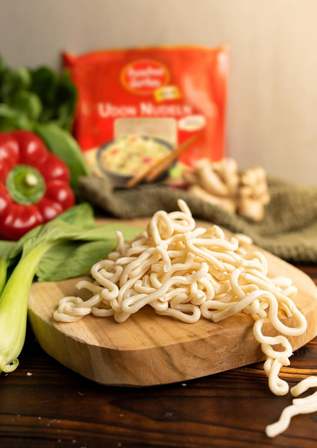 Nouilles Udon de Bamboo Garden, précuites, 300g