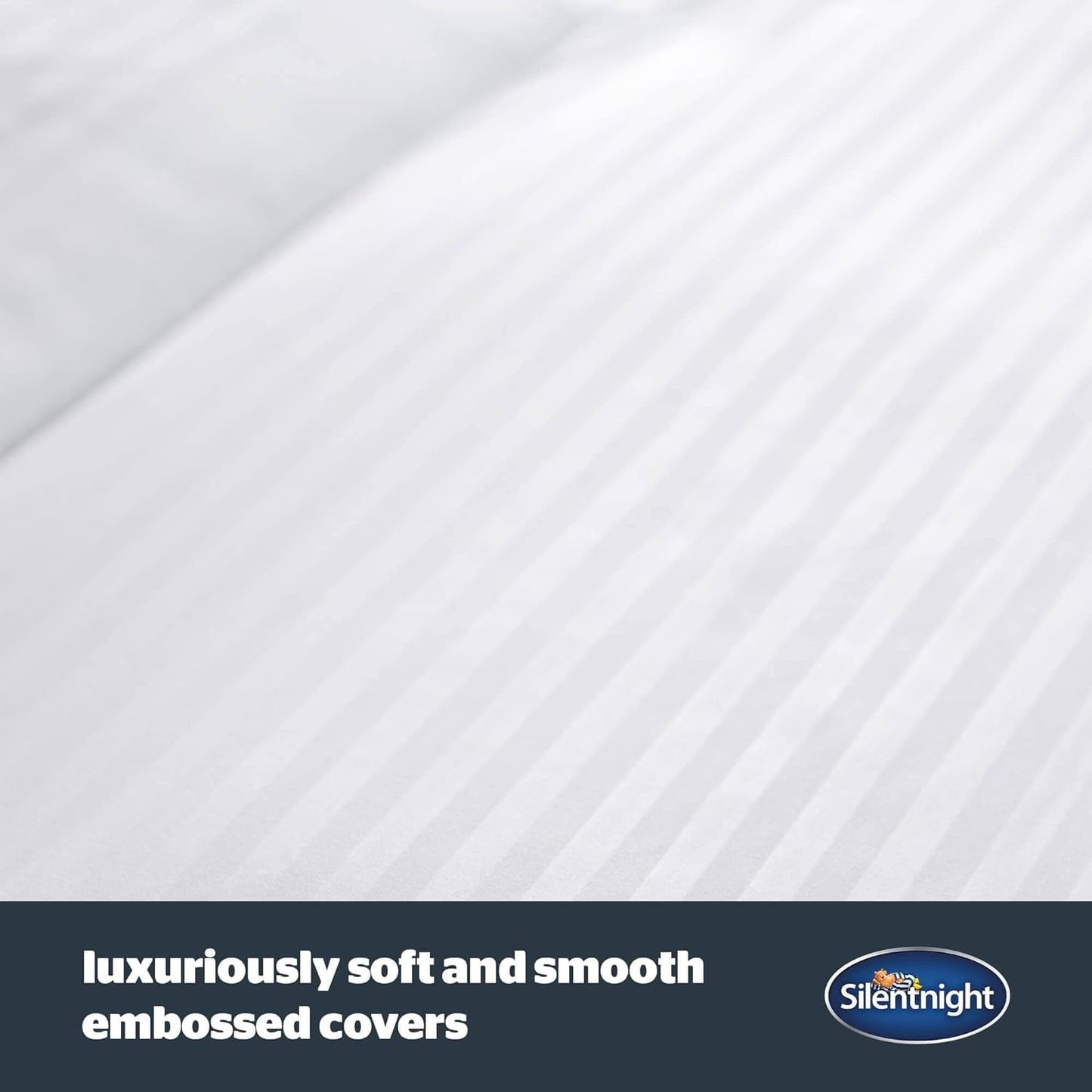 Couette Silentnight Hotel Collection pour lit double, 13,5 TOG, blanc, microfibre, blanc, lit simple 135 X 200Cm Couettes et couettes Naty Shop