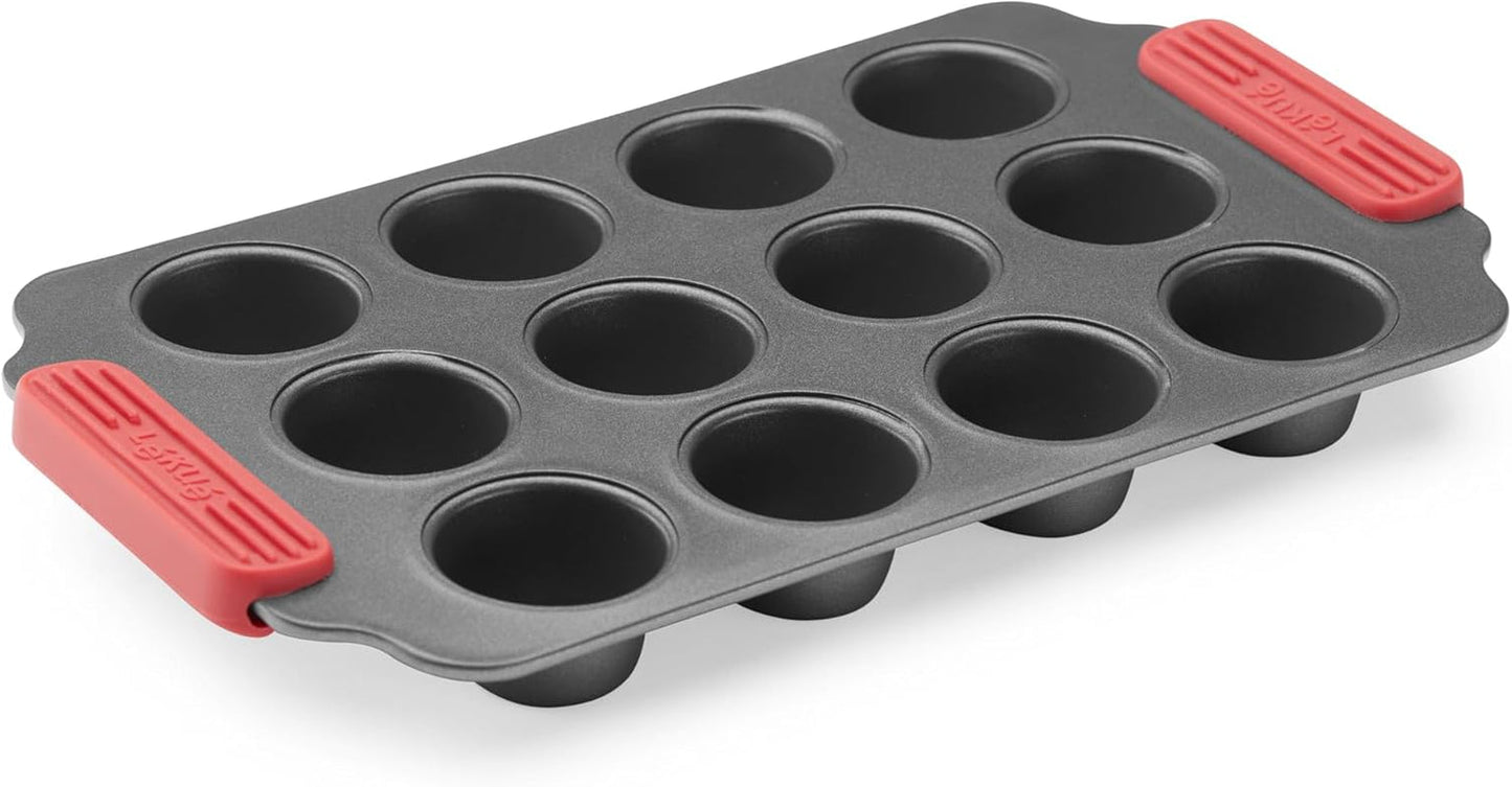Lékué Muffin-Backform, Antihaftbeschichte, Metall, 6 Mulden Moules et plaques à pâtisserie Naty Shop Mini Muffins