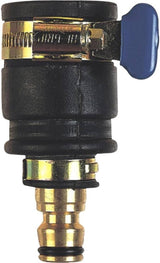 Connecteur de robinet à emboîtement | Diamètre 20-30 mm | Laiton massif | Sûr et durable | Fixation sécurisée | Robuste et résistant à la corrosion, noir/argent/or