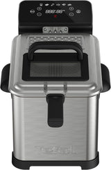 Tefal Family Pro Access 4,0L, 3000 Watt, semi-professionnel, avec huile, réservoir d'huile amovible, technologie de zone de refroidissement Électroménagers Naty Shop Family Pro Digital Access 4,0L