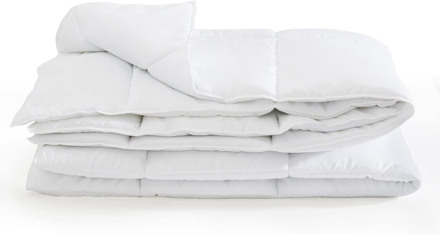 Couette 220X240 Cm Couette été Oekotex 100 Couette lavable en microfibre blanche Couettes et couettes Naty Shop 220 X 240 Cm