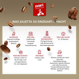 Café en grains AVANTI Julietta Espresso, 500g, 70% Arabica 30% Robusta, torréfaction traditionnelle au tambour