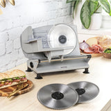 Petra PT4636VDE Trancheuse électrique multifonctionnelle, épaisseur de coupe 1-15 mm, 3 lames lisses en acier inoxydable Déchiqueteuses et trancheuses Naty Shop