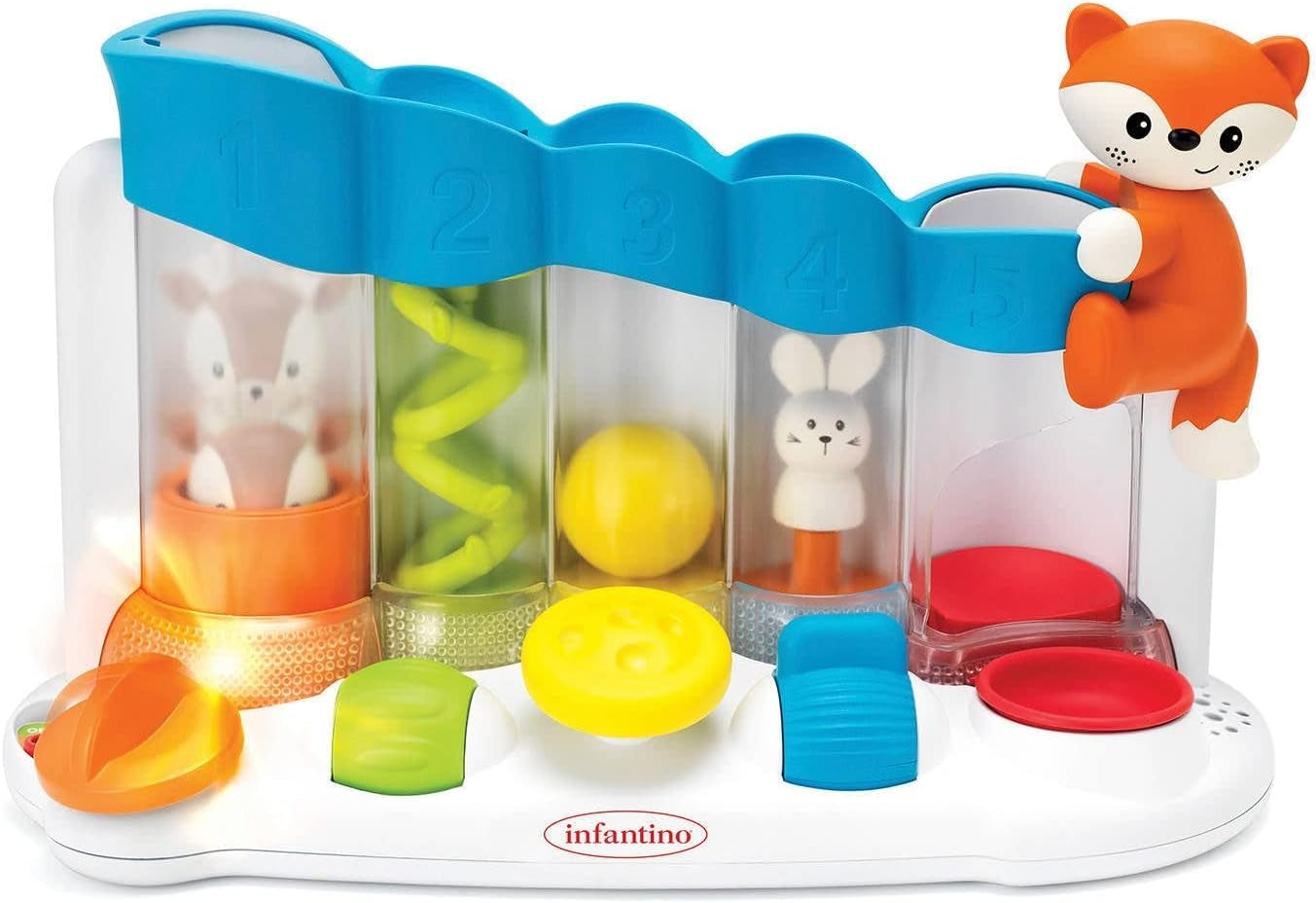 Infantino 216428 Boule Sensorielle Drop Piano Senso, Jouets Bébé Multicolore Naty Shop