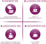 Nutra Tea Sureau et échinacée, Thé immunité et rhume, Thé de soutien immunitaire, Combat contre le froid, 20 sachets de thé réutilisables, Tisane naturelle