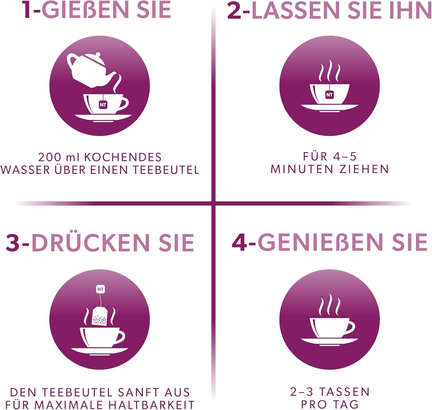 Nutra Tea Sureau et échinacée, Thé immunité et rhume, Thé de soutien immunitaire, Combat contre le froid, 20 sachets de thé réutilisables, Tisane naturelle
