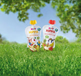 HiPP Bio pour Enfants HiPPiS Fraise Banane en Pomme - Theo Toucan, 100g