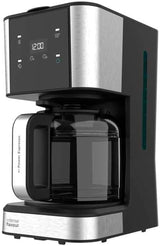 Expresso avec filtre Cecotec Coffee 66 Drop and Touch, puissance 950 W, 1,5 L, 12 tasses, écran tactile, carafe en verre, minuterie 24 heures, 6 interrupteurs, filtre à mailles réutilisable