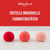 Dekozauber 24 Colorant Alimentaire Rouge, Gel, 30 g, Végétalien, Sans Sucre, Hautement Concentré, Colorant Alimentaire Rouge pour Fondant, Crème au Beurre, Boissons et Plus