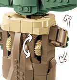 LEGO Star Wars 75403 Grogu dans son berceau répulseur mandalorien - Figurine à collectionner - Modèle à construire, jouer et exposer - Décorations pour la maison - Cadeau pour garçons et filles à partir de 10 ans Jeux de construction Besuche den LEGO-Store