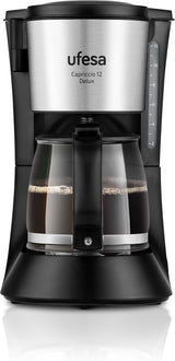 Cafetière filtre Ufesa CG7114 Capriccio, 6 tasses, 600W, carafe 0,6L, système anti-goutte, arrêt automatique, bleu