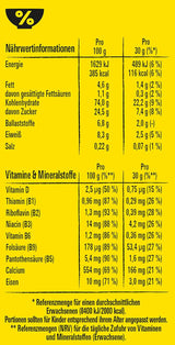 Nestlé NESQUIK Brownie croquant, céréales de petit-déjeuner croquantes avec pépites de chocolat et forme innovante pour plus de croquant, paquet de 7 (7 x 300 g)
