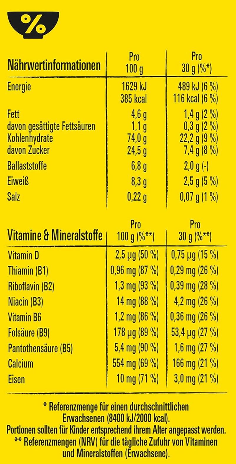 Nestlé NESQUIK Brownie croquant, céréales de petit-déjeuner croquantes avec pépites de chocolat et forme innovante pour plus de croquant, paquet de 7 (7 x 300 g)
