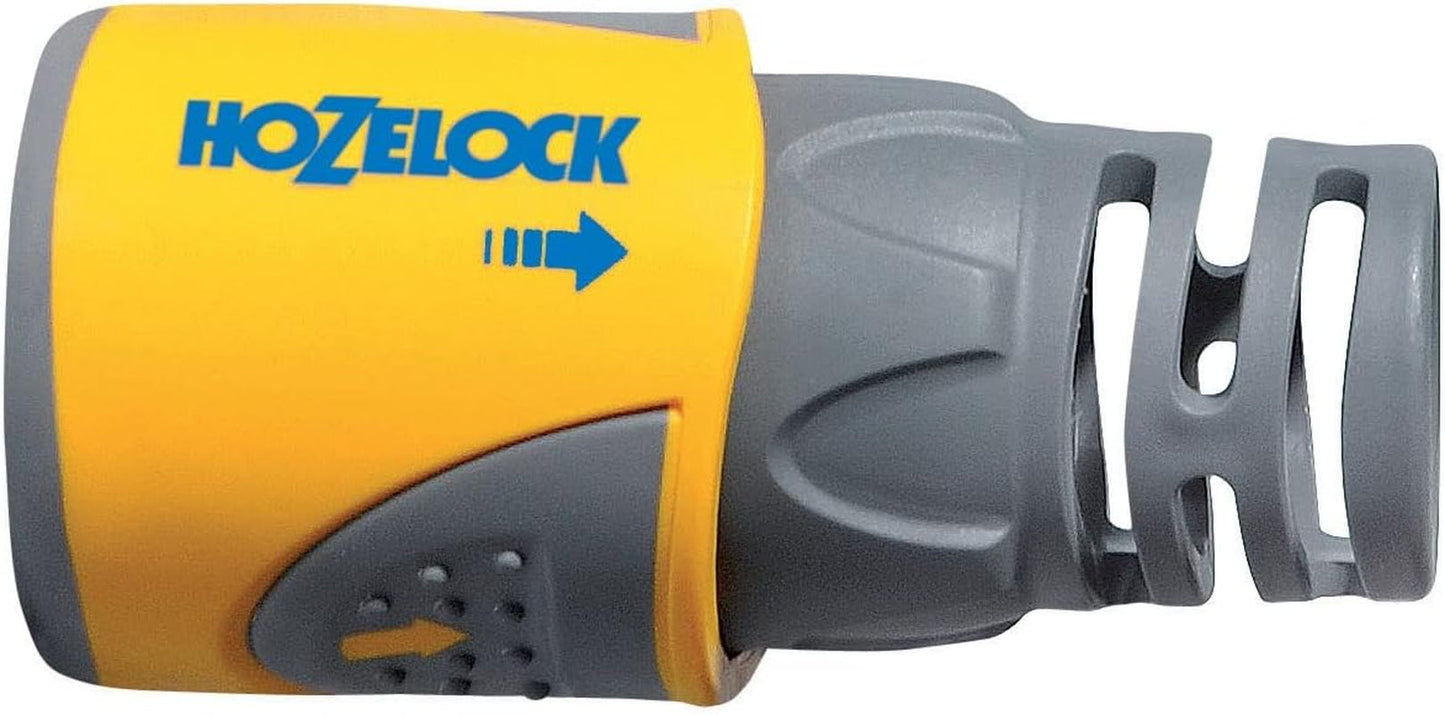 HOZELOCK - 2 Raccords de Tuyau Plus Ø 12,5 mm - 15 mm (1/2"- 5/8") Soft Touch : Raccord de tuyau étanche, antidérapant, flexible et allongé qui empêche la torsion et les gouttes [2050P0025]