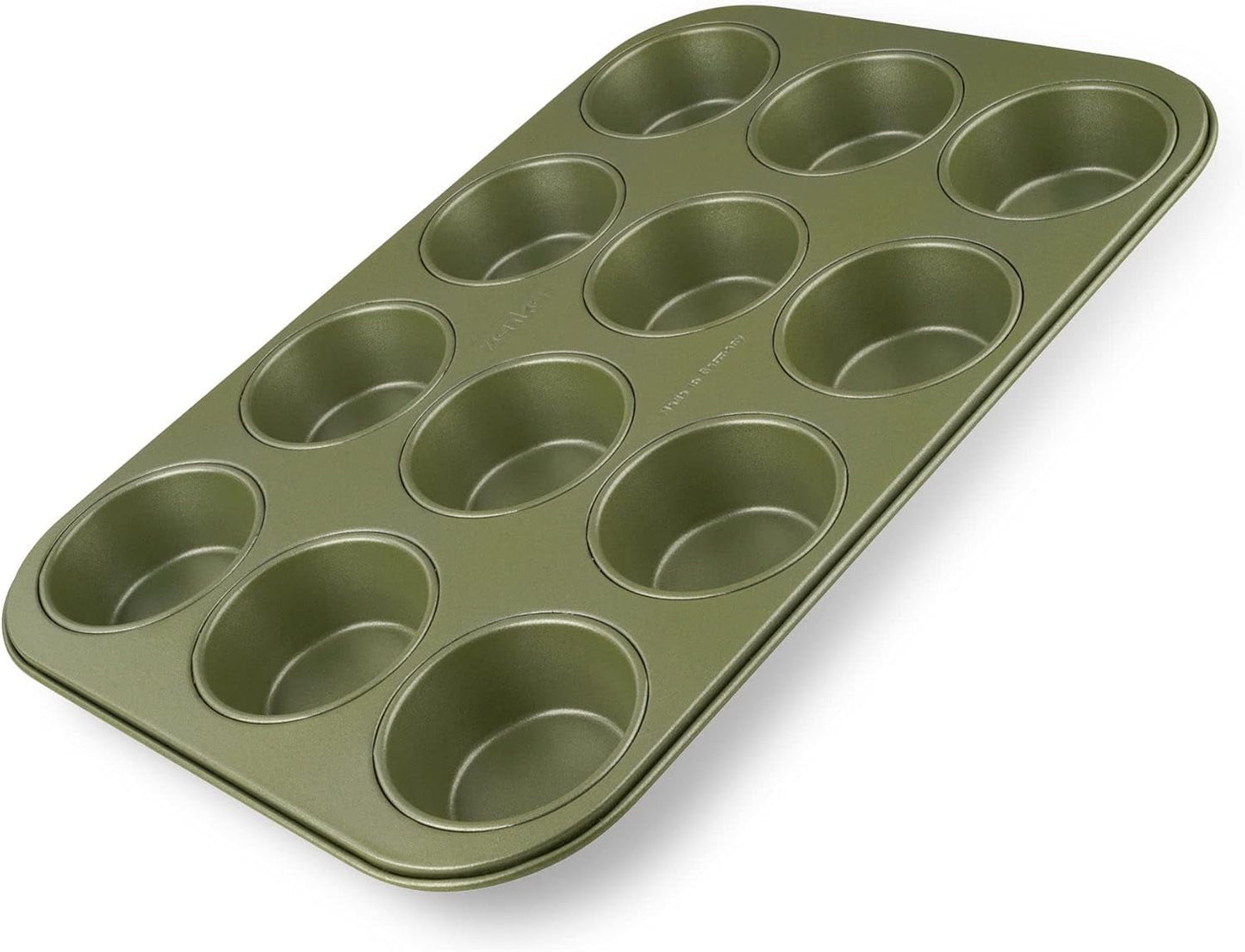 Zenker Muffinform Für 12 Stück – Ressourcenschonende Und Klimaneutrale Backform Für Muffins Und Cupcakes – 12Er Muffinblech Mit Veganer Antihaftbeschichtung Moules et plaques pour la cuisson Naty Shop Muffinform