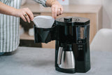 Melitta Look Therm - Machine à expresso avec filtre, carafe thermique et réservoir d'eau amovible, pour jusqu'à 10 tasses de café, noir