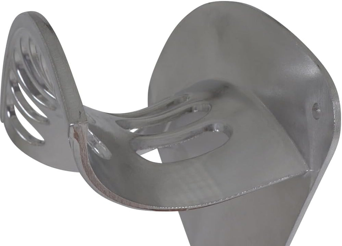 Support de tuyau en aluminium, mural, taille : L pour tuyau de 30 m, 13 mm (½")