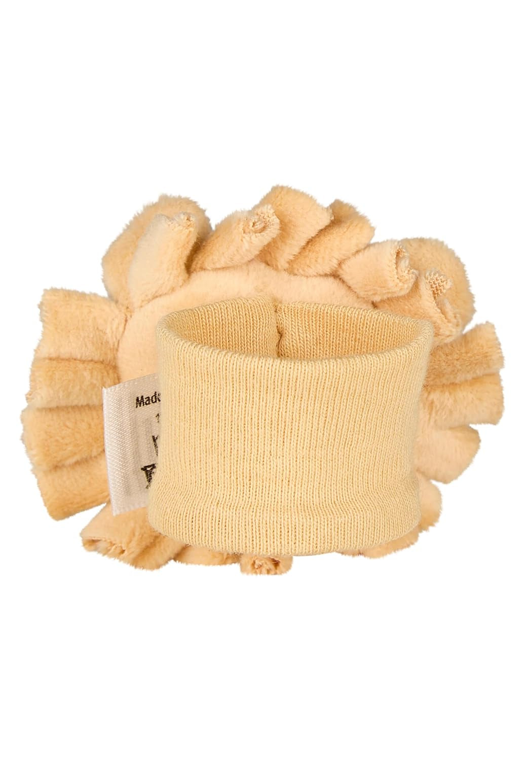 Sterntaler Bras de hochet Lion Leo - Peluche pour bébé avec hochet et élastique - Pour que bébé puisse saisir et jouer avec - Cadeau idéal, Ocre Baby Toys Naty Shop