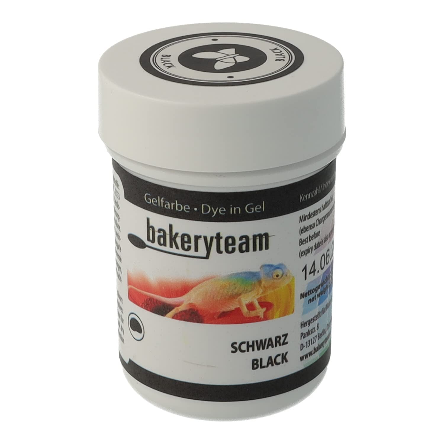 Gel colorant alimentaire Bakeryteam pour glaçage, jaune clair, 35 g