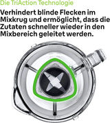 Braun Powerblend 1 JB1050WH - Batteur sur socle avec 1,5 L de bols de mixage en verre, accessoires de cuisine pour mélanger, purifier et mélanger, fonction glace pilée, 2 vitesses de cuisson, 600 watts, blanc cuisine Naty Shop