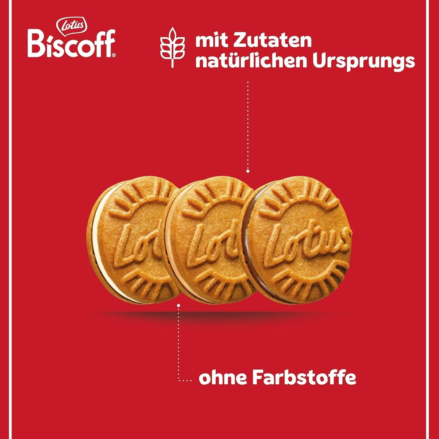 Biscoff Lotus | Pack varié de biscuits doubles | 3 variétés | 2 paquets par variété | 15 biscuits doubles par paquet | Ingrédients d'origine naturelle | Pas de colorants | 6x150g | 900g