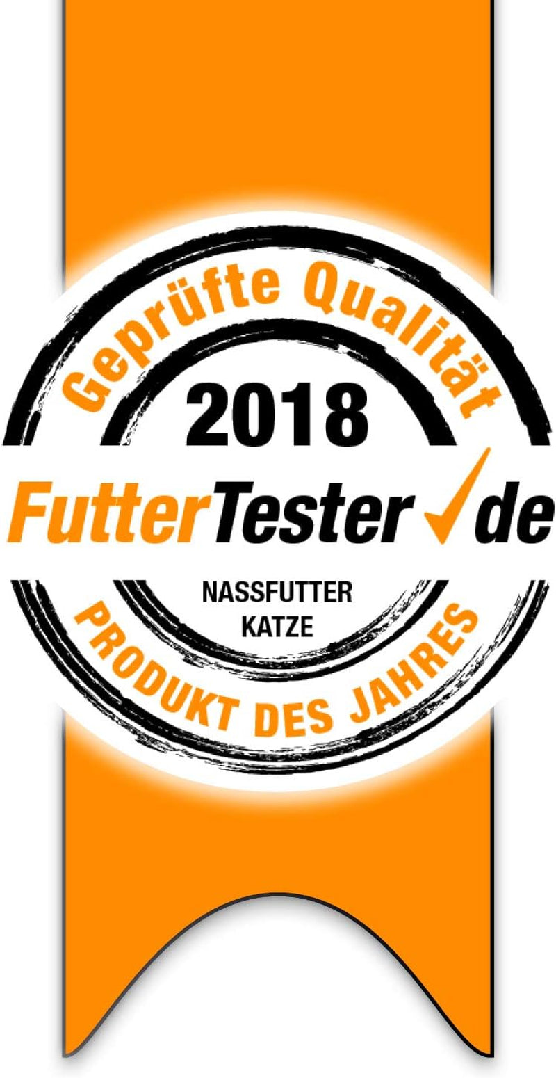 MjAMjAM - Nourriture humide de qualité supérieure pour chats - Pack mixte I - Poulet, bœuf, cœurs, paquet de 12 (12 x 125 g), sans céréales avec viande supplémentaire