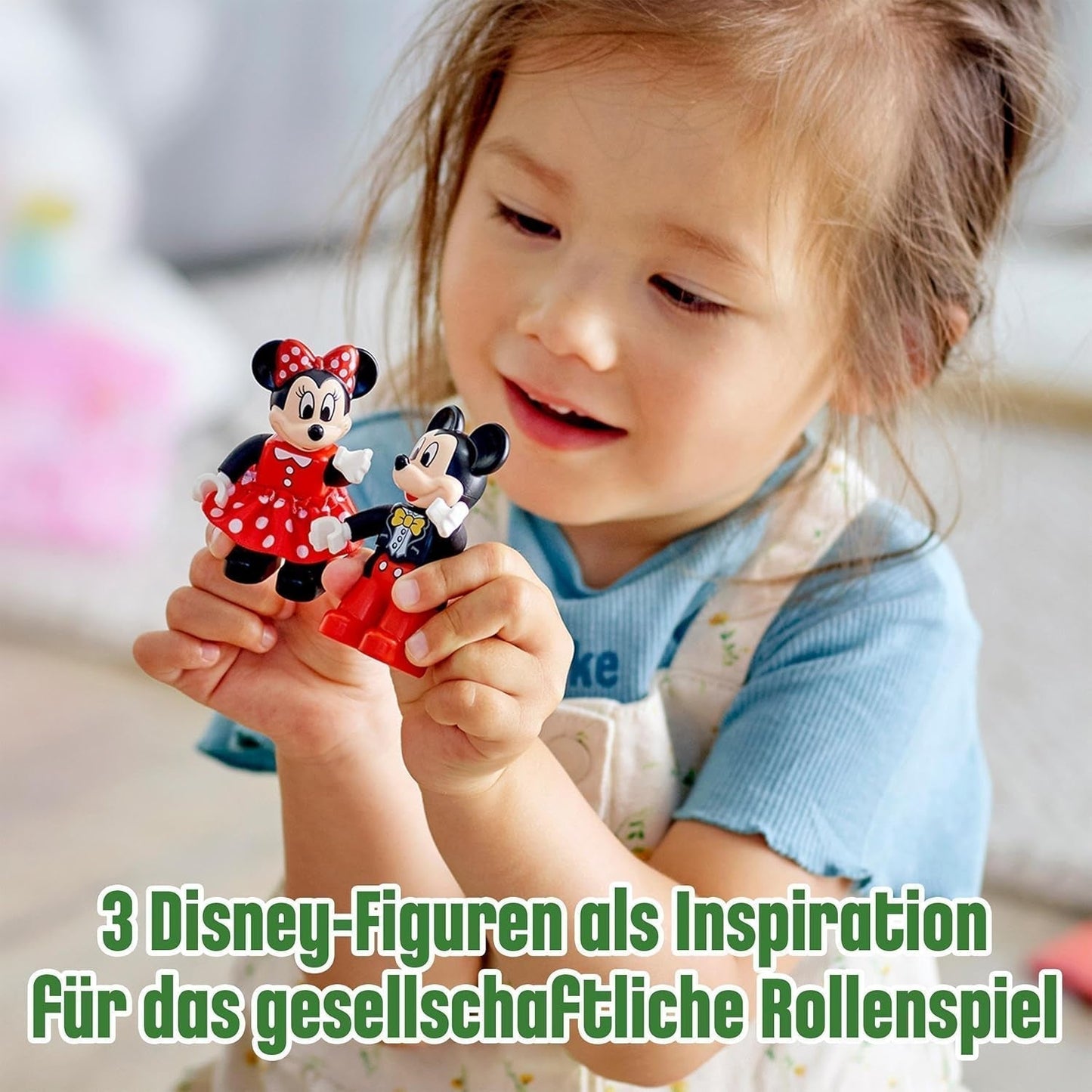 LEGO 10941 DUPLO Disney Le train d'anniversaire Mickey et Minnie, train jouet avec gâteau et ballons, cadeau pour les enfants à partir de 2 ans Jeux de construction Besuche den LEGO-Store
