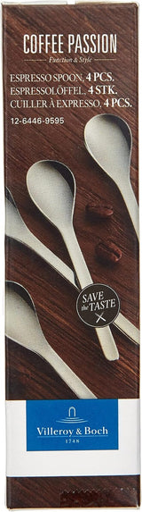 Villeroy Et Boch - Set de cuillères à expresso Coffee Passion, 4 pcs, 10 cm, acier inoxydable 18/10 Cuisine Naty Shop