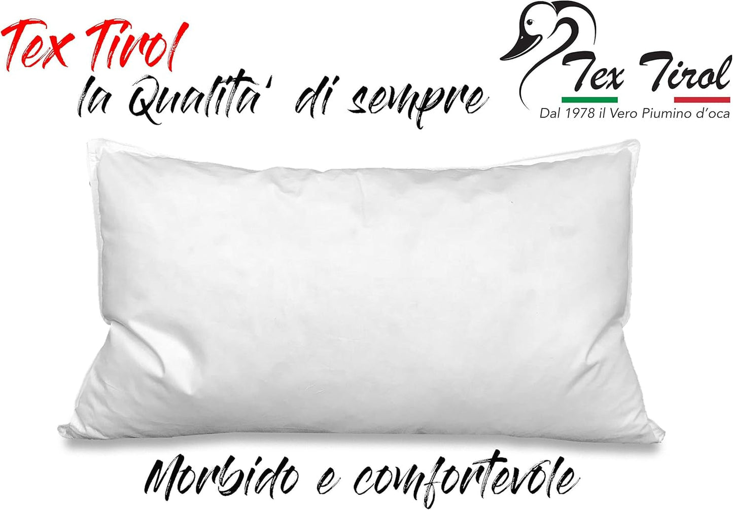 Oreiller Dolomiti Tex Tirol, duvet, duvet d'oie Oreillers standard Naty Shop