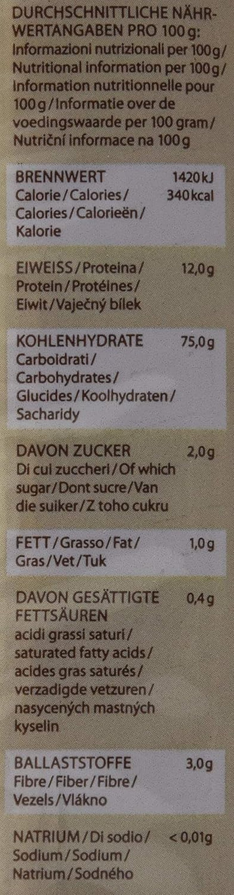 Pâtes spaghetti entières, 500 g