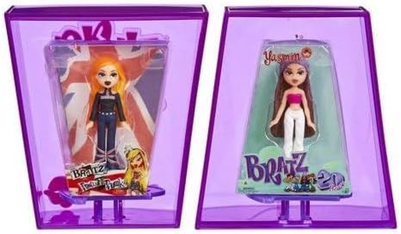 Poupées Bratz Miniverse MGA's Y2K Nostalgia Flashback Minis en édition limitée – PACK SURPRISE – 2 mini poupées Bratz et vitrine – Excellent cadeau pour les enfants et les collectionneurs de 6 ans et plus