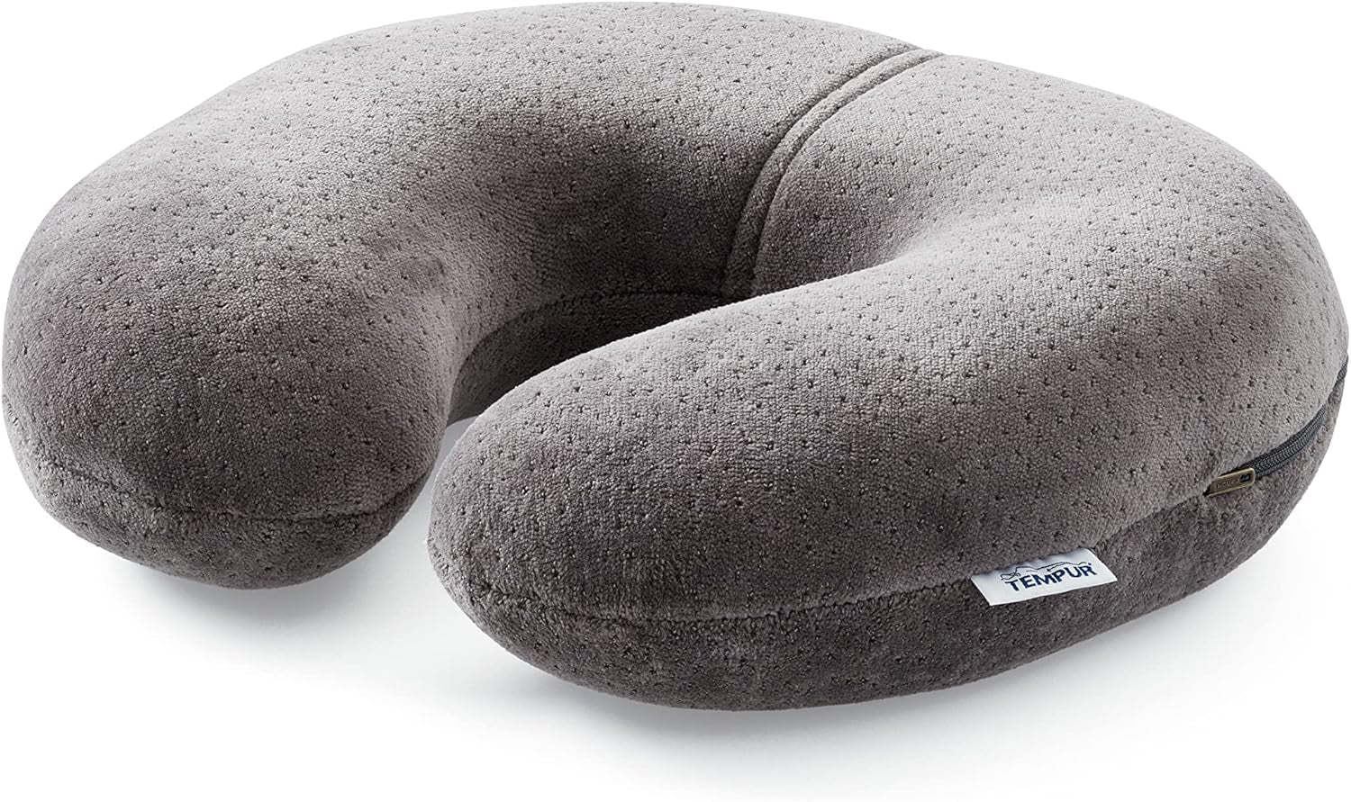 Oreiller de voyage TEMPUR Transit Oreiller cervical viscoélastique confortable, idéal pour voyager en bus, train, voiture ou avion 30 x 28 x 8 cm