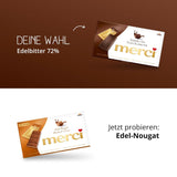 Tablettes de chocolat noir 72% – 5 x 100 g – Les plus fins carrés de chocolat noir – Chocolat enveloppé dans une feuille d'or