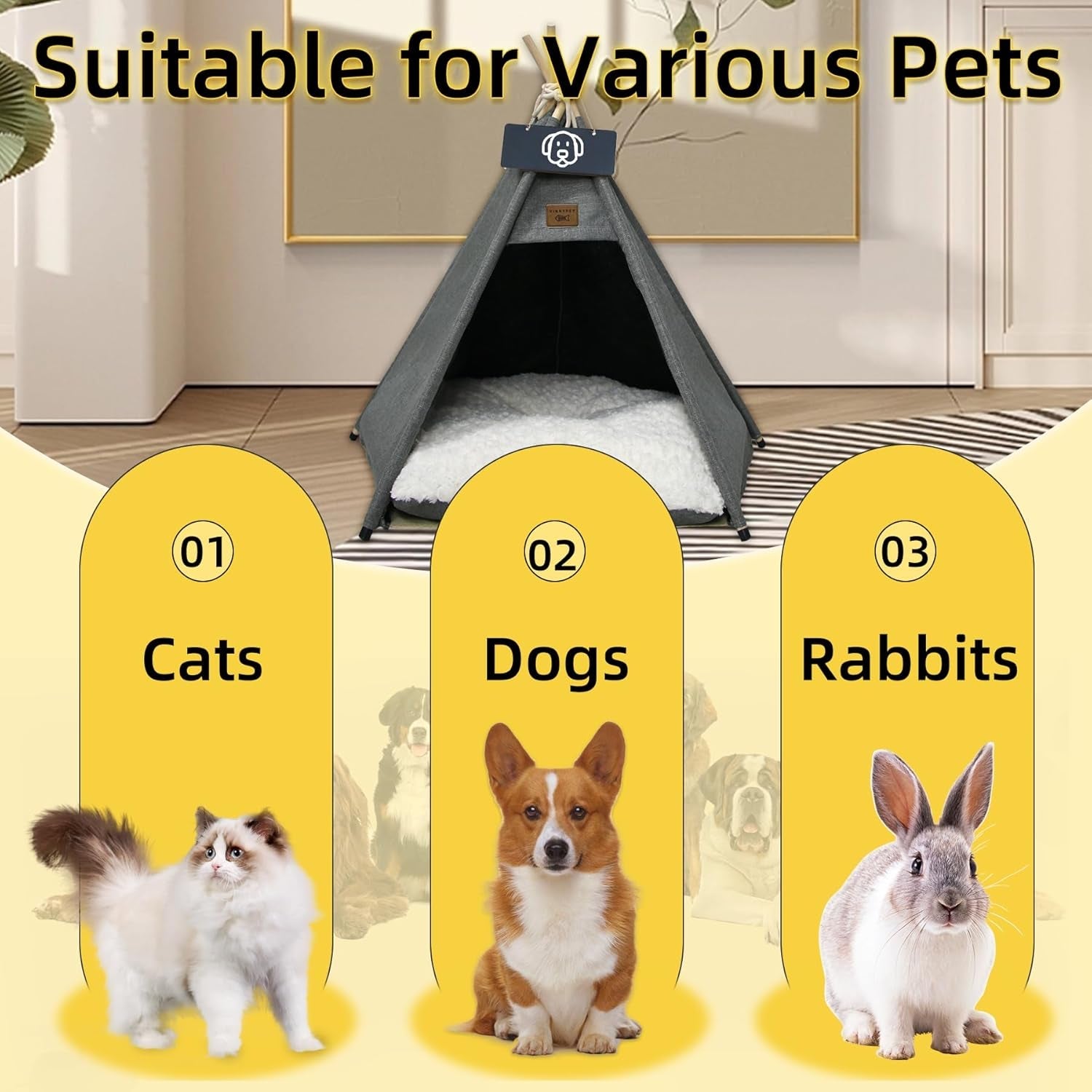 Couvertures et meubles, Animaux, Grottes et maisons, Chats, Lits pour chats, Chats - lits, matelas